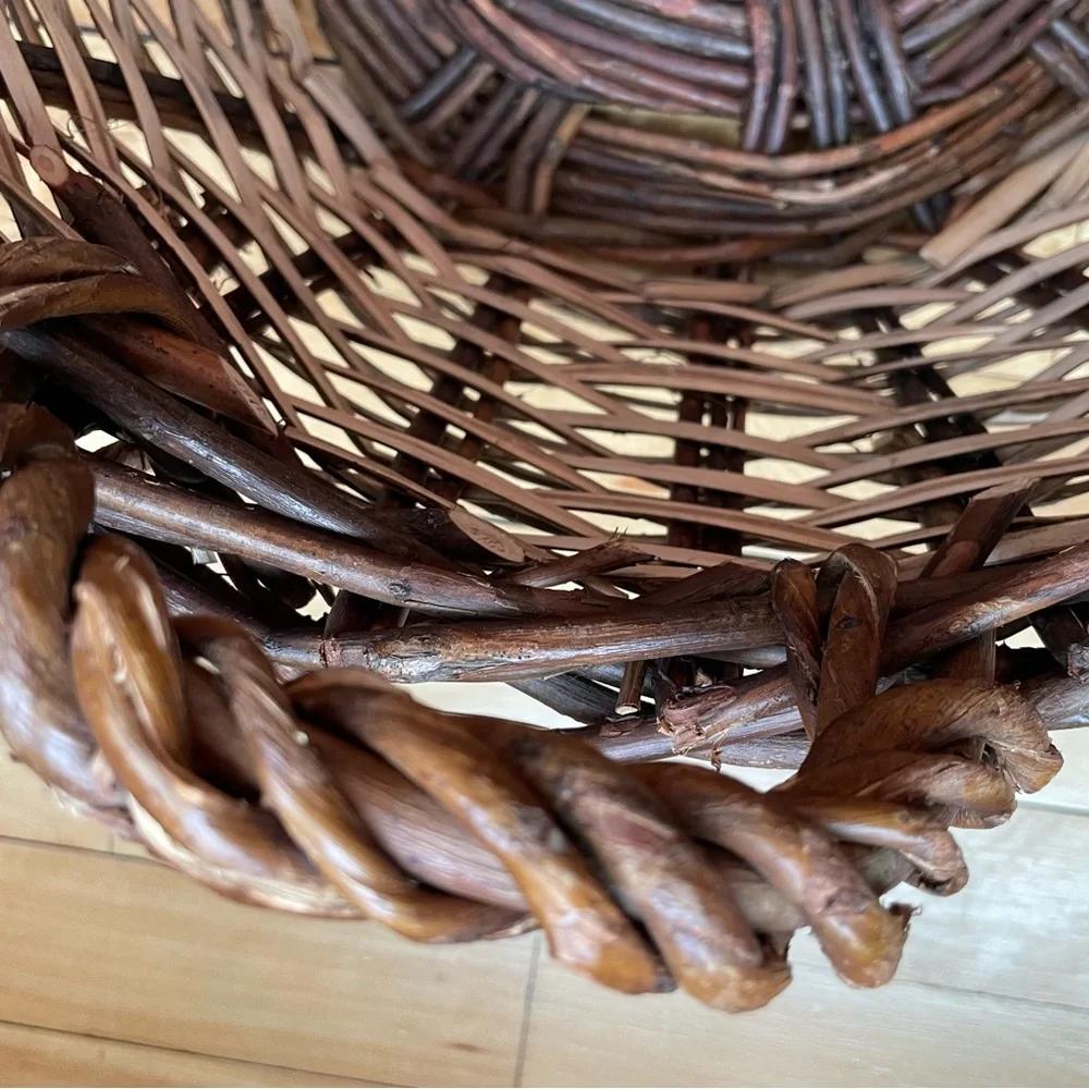 Handwoven basket.